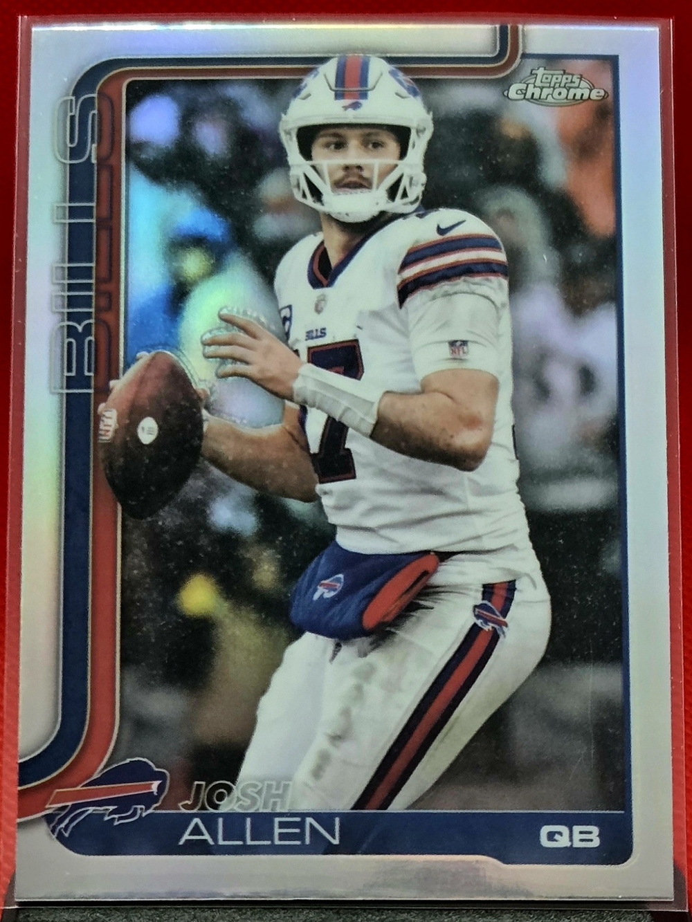 2025 Topps Chrome : REFRACTOR #34 Josh Allen